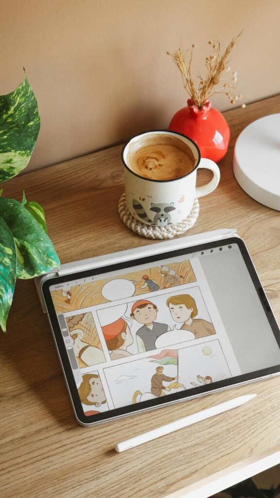 Animation phase in webcomics