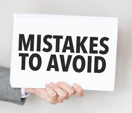 Mistakes to avoid in a script